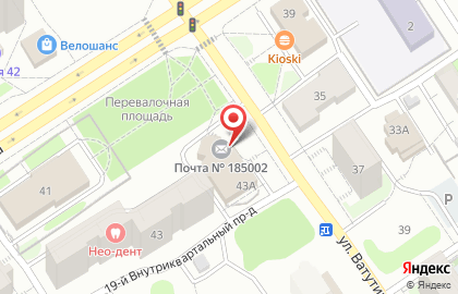 Почта России в Петрозаводске на карте