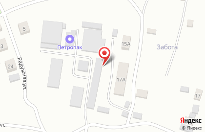 Торгово-производственная фирма ПетроПак на Железнодорожной улице на карте