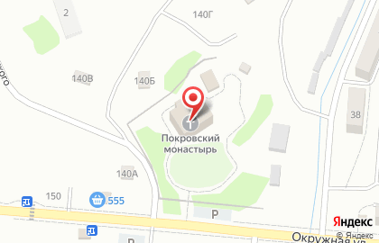 Свято-Покровский мужской монастырь на карте