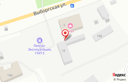 Баня в Выборгском районе на карте