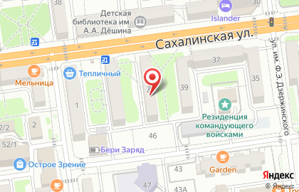 Окна Эталон на Сахалинской улице на карте
