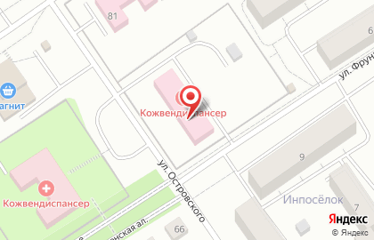 Служба заказа товаров аптечного ассортимента Аптека.ру на улице Островского на карте