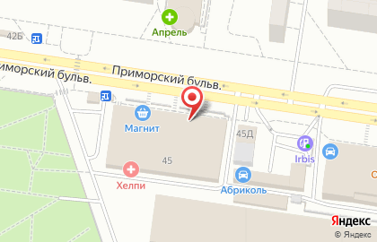 Театр хореографических миниатюр Pinetka на Приморском бульваре на карте