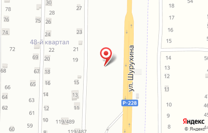 Шиномонтажная мастерская в Красноармейском районе на карте