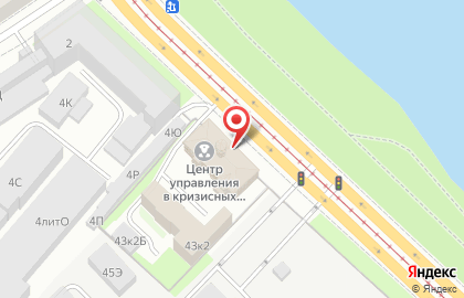 Центр управления в кризисных ситуациях, Главное Управление МЧС России по г. Санкт-Петербургу на карте