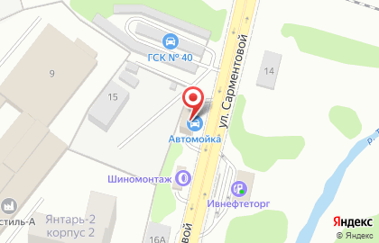 Автомойка в Иваново на карте