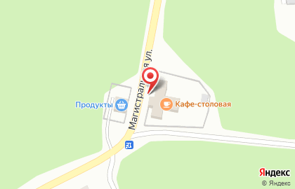 Продуктовый магазин в Челябинске на карте