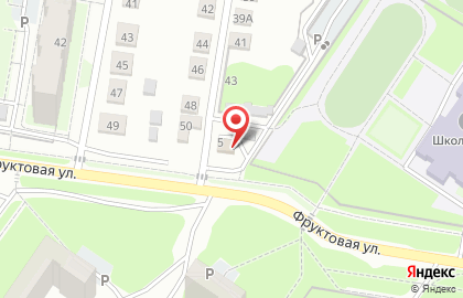 Продовольственный магазин в Засвияжском районе на карте
