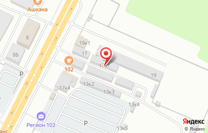 Магазин автозапчастей в Уфе на карте