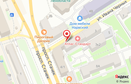 Компания Натяжные потолки на улице Ивана Черных на карте
