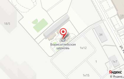 Храм имени святых благоверных князей Бориса и Глеба в Екатеринбурге на карте
