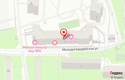 Студия по наращиванию ресниц Анны Ключко на метро Кунцевская на карте