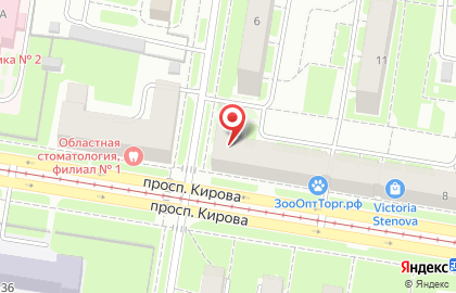 Магазин СпортКультУра на проспекте Кирова на карте