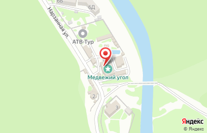 Медвежий угол на карте
