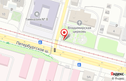 Цветочная увертюра на Петербургском шоссе на карте