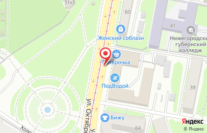 ОАО Банкомат, АКБ Абсолют Банк на улице Октябрьской Революции на карте