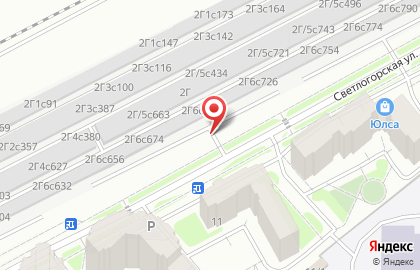 Автостоянка в Красноярске на карте