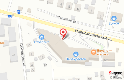 Мебельный салон Frendom на Новосходненском шоссе на карте