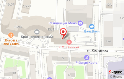 «СМ-Пластика» на Звенигородской на карте