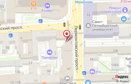Мясной Экспресс на Рижском проспекте на карте