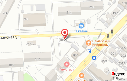 Автостоянка в Самаре на карте