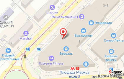 Магазин тортов Антонов Двор на площади Карла Маркса на карте
