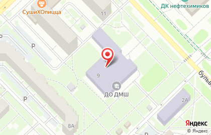 Детская музыкальная школа на бульваре Мира на карте