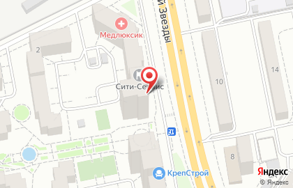 Магазин сантехнического оборудования Стройкомп в Октябрьском микрорайоне на карте