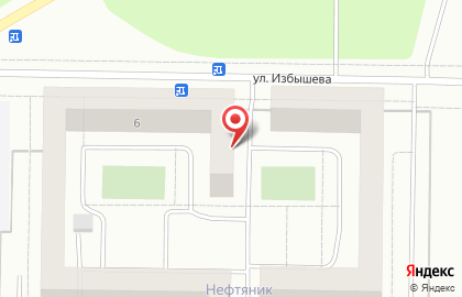 Продуктовый магазин в Тюмени на карте