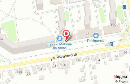 Ремонтная мастерская на улице Чичканова на карте