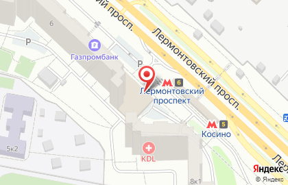 Салон оптики в Москве на карте