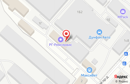 Грот в 1-ом Панковском проезде на карте