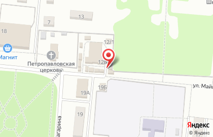 Магазин кондитерских изделий на улице Майорова на карте