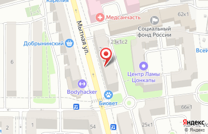 Ламы Цонкапы Московский Буддистский Центр на карте