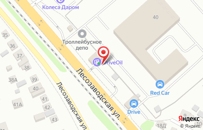 Автомойка Drive мойка на Лесозаводской улице на карте