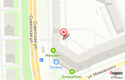 Чайкофф на Советской улице на карте