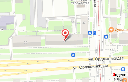 Мастерская по ремонту цифровой техники на улице Орджоникидзе на карте