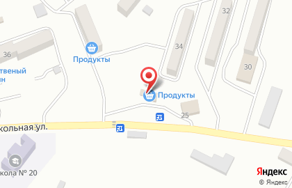 Продуктовый магазин во Владивостоке на карте