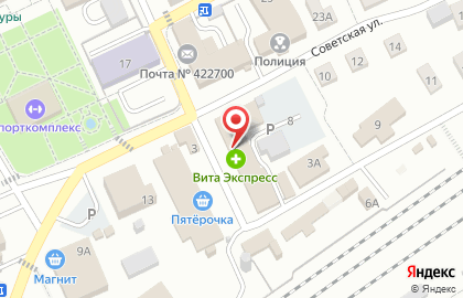 Салон Оптика+ на карте