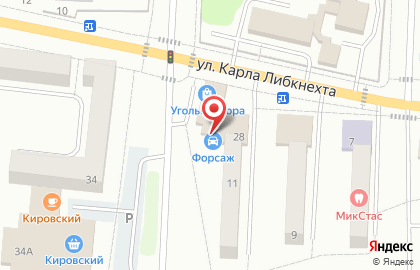 Магазин Автоаккумуляторы на улице Карла Либкнехта на карте