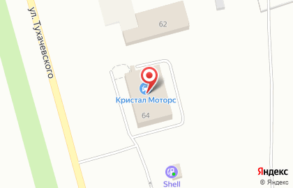 Автомобильный Торговый Центр М53.RU на улице Тухачевского на карте