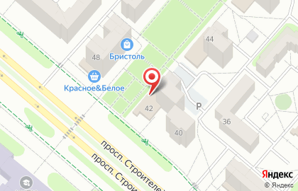 Компания Пегас на проспекте Строителей на карте