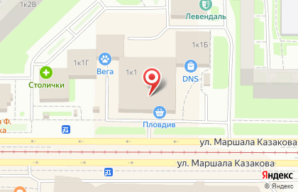 Фора на улице Маршала Казакова на карте