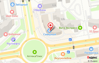 Банкомат Альфа-Банк на проспекте Космонавтов, 32в на карте