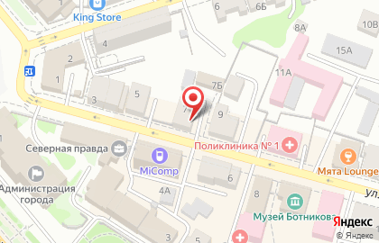Торгово-сервисная компания Клондайк на улице Свердлова на карте