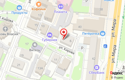 Арсенал в Вологде на карте