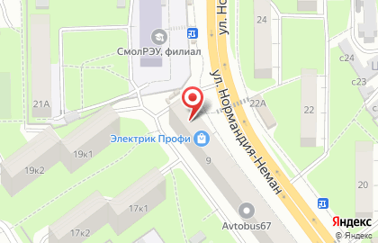 Магазин разливного пива Варница на улице Нормандия-Неман на карте