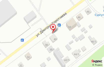 Автокомплекс в Ханты-Мансийске на карте