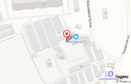 Мобильная шиномонтажная мастерская на Вишнёвом бульваре на карте