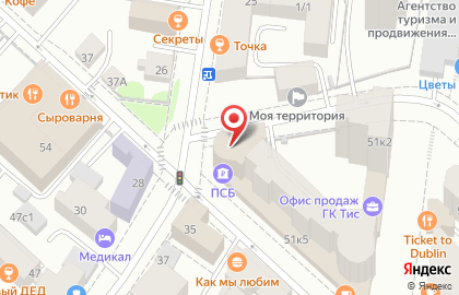 Агентство недвижимости Новый Город на Советской улице на карте